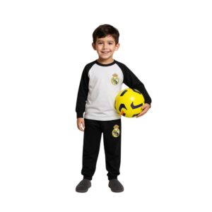 Pijama futbolera de niño del real madrid