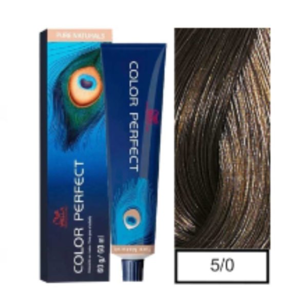 Tinte wella permanente color perfect castaño claro