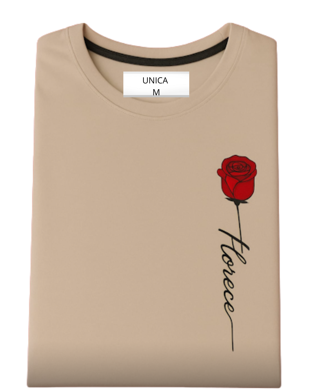 Camiseta Florece con rosa roja - Imagen 2