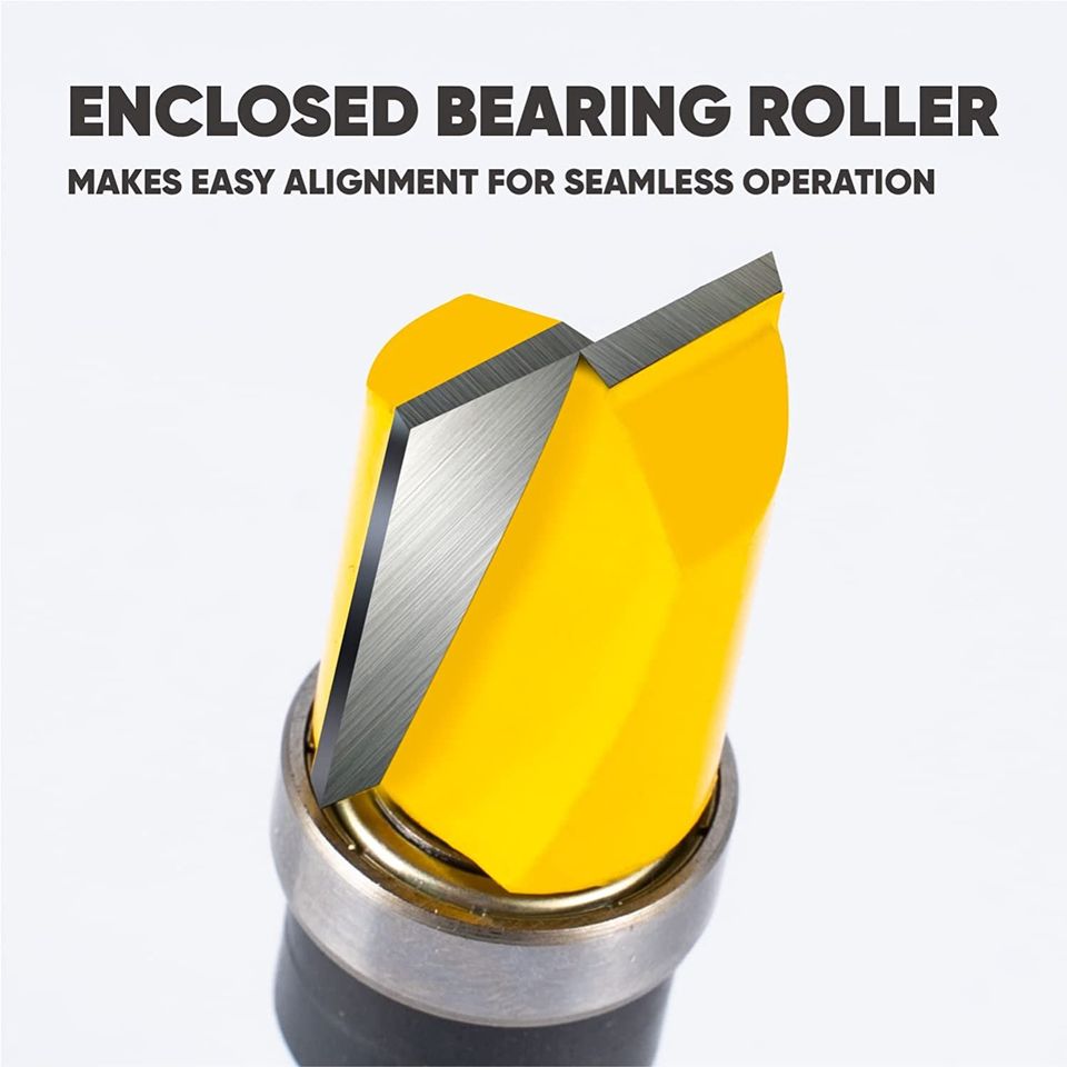 BROCA FRESA PARA RUTEADORA CNC RODAMIENTO SUPERIOR Y TOPE X 7 PCs - Imagen 4