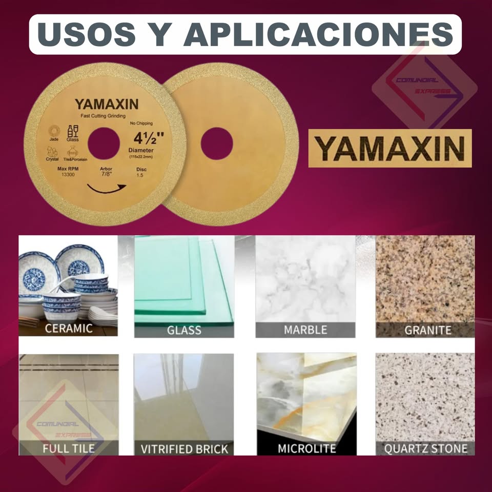 DISCO CORTE DE VIDRIO DIAMANTE X PULIDORAS ULTRAFINO - Imagen 3