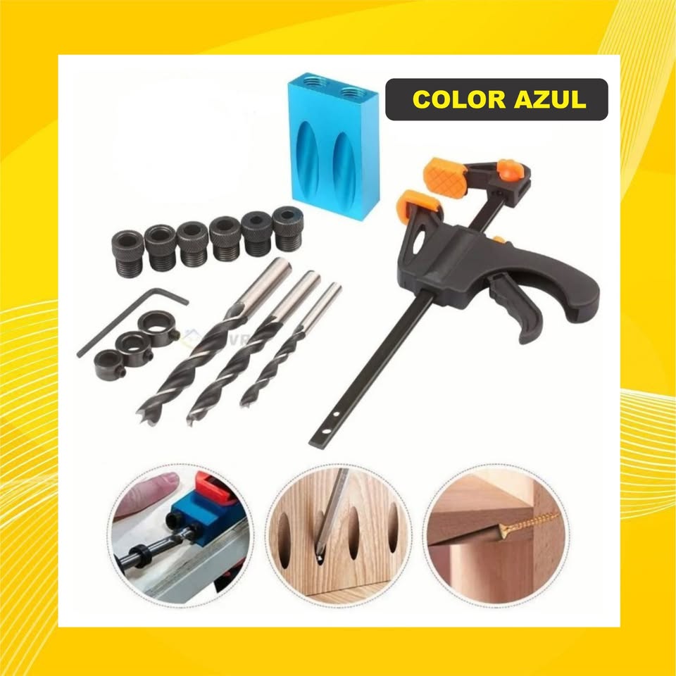 GUIA PARA AGUJEROS OCULTOS PLANTILLA KREG POCKET O BOLSILLO X15 PCs - Imagen 4