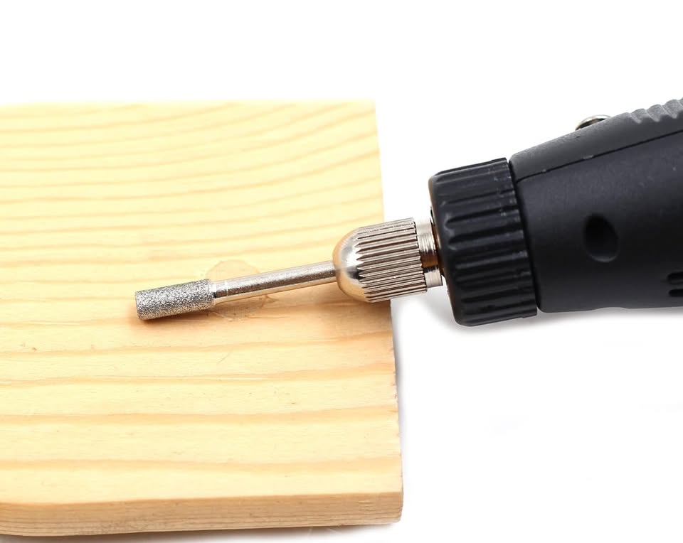 BROCA FRESA DIAMANTE CABEZA CILINDRO DREMEL CNC MOTOTOOL X 6PC - Imagen 5