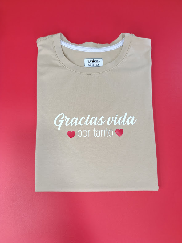 Camiseta Gracias Vida Por Tanto - Imagen 2