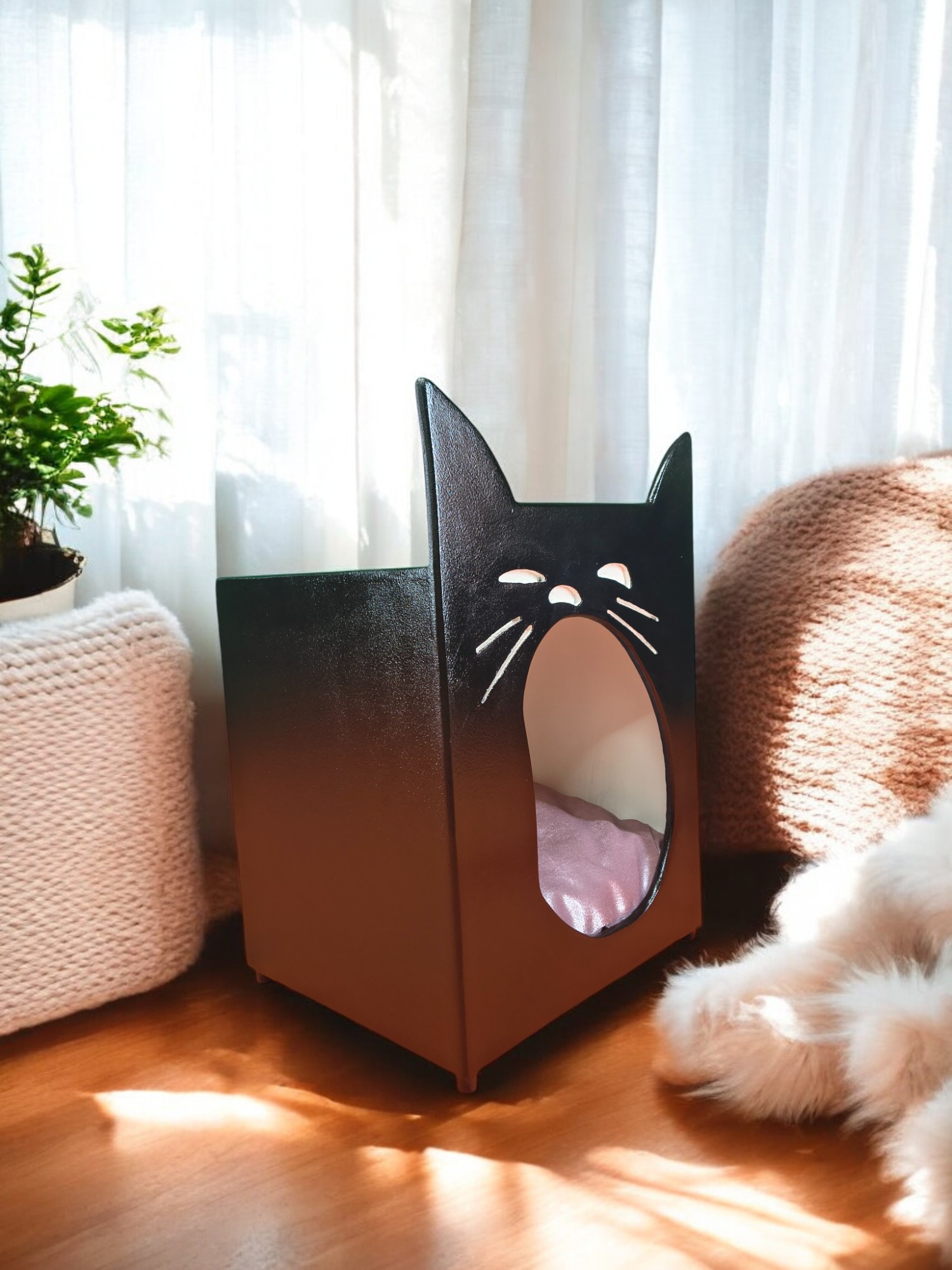 CASA PARA GATO CABEZA DE GATO - Imagen 2