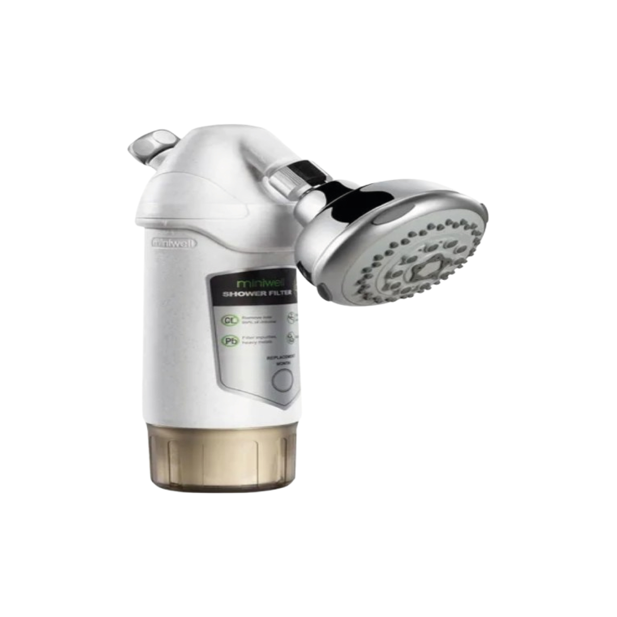 Ducha con Sistema de Filtro Purificador Agua Miniwell