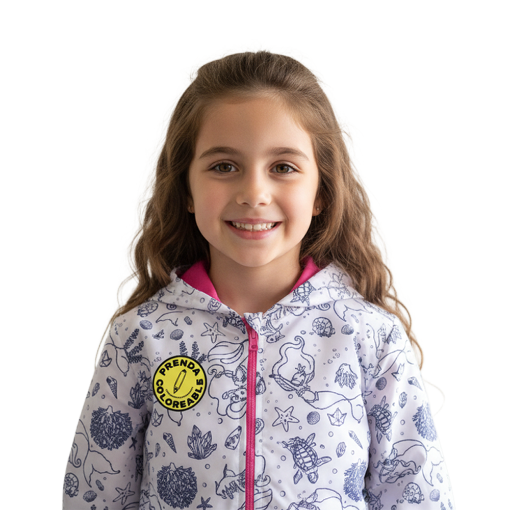 Chaqueta coloreable sirenas