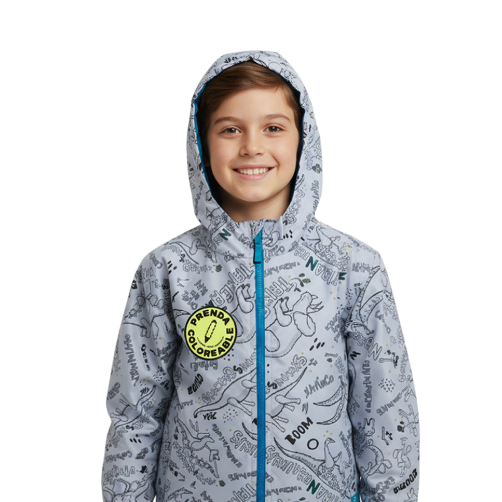 Chaqueta coloreable Dinosaurios