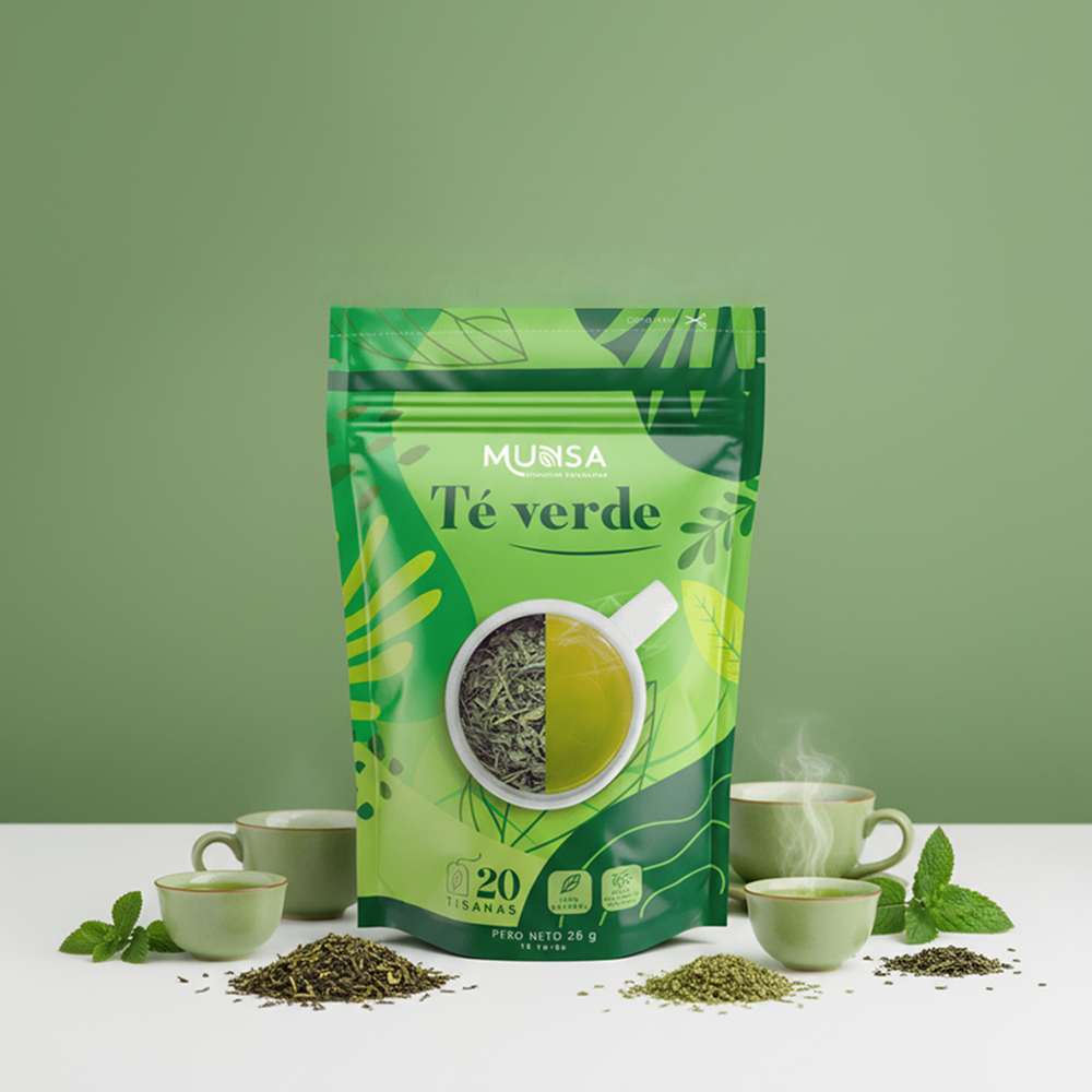 Té Verde Natural Munsa de 26 g
