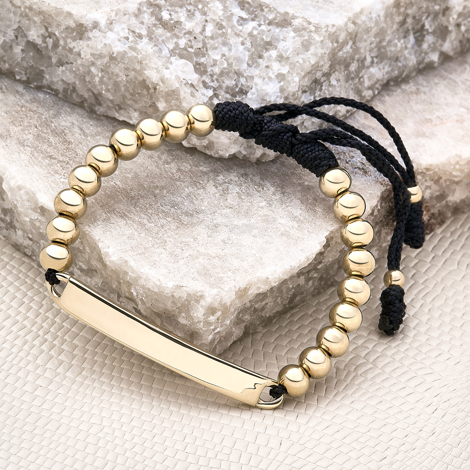 pulsera de balines con placa - Imagen 3