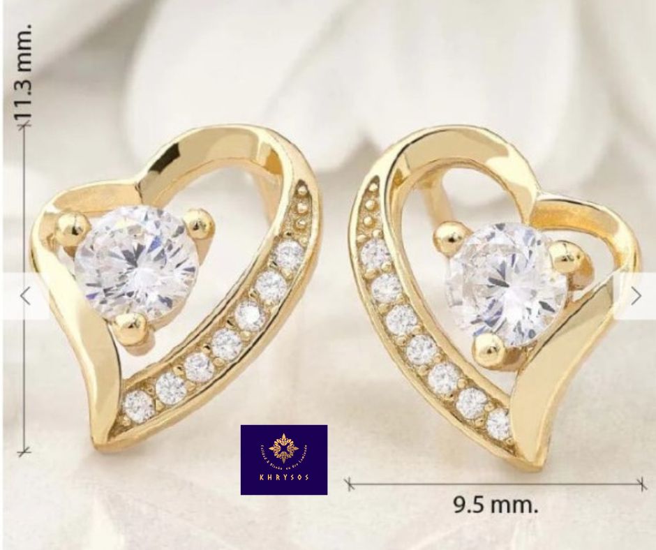 Aretes Nina Plata oro - Imagen 4