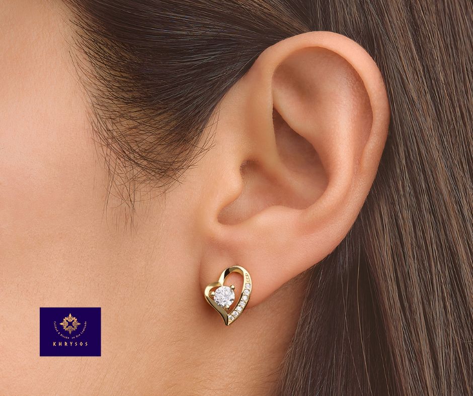 Aretes Nina Plata oro - Imagen 3