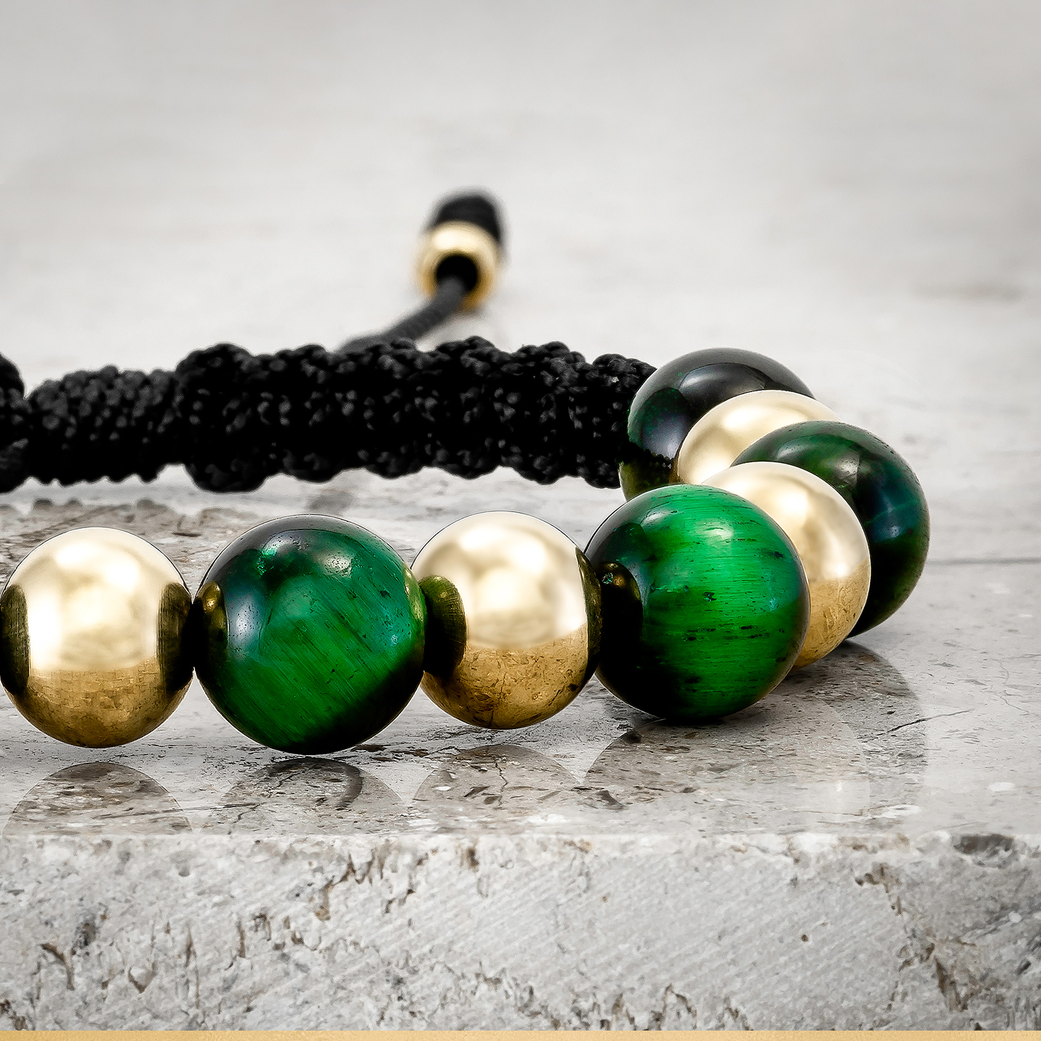 Pulsera balines intercalada - Imagen 3