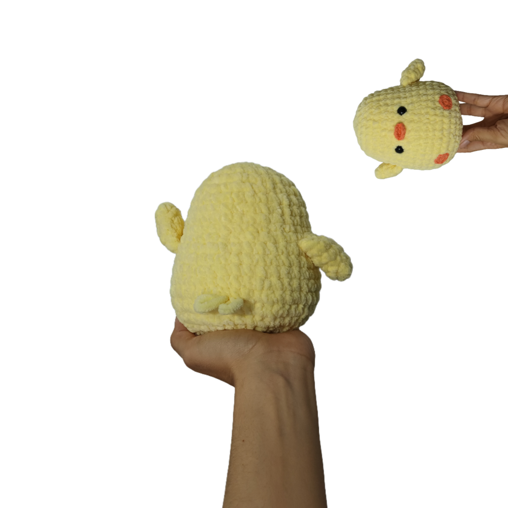 Pollito tejido a crochet - Imagen 2