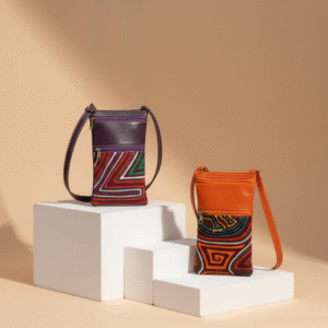 Portacelular Clásico de Cuero Genuino