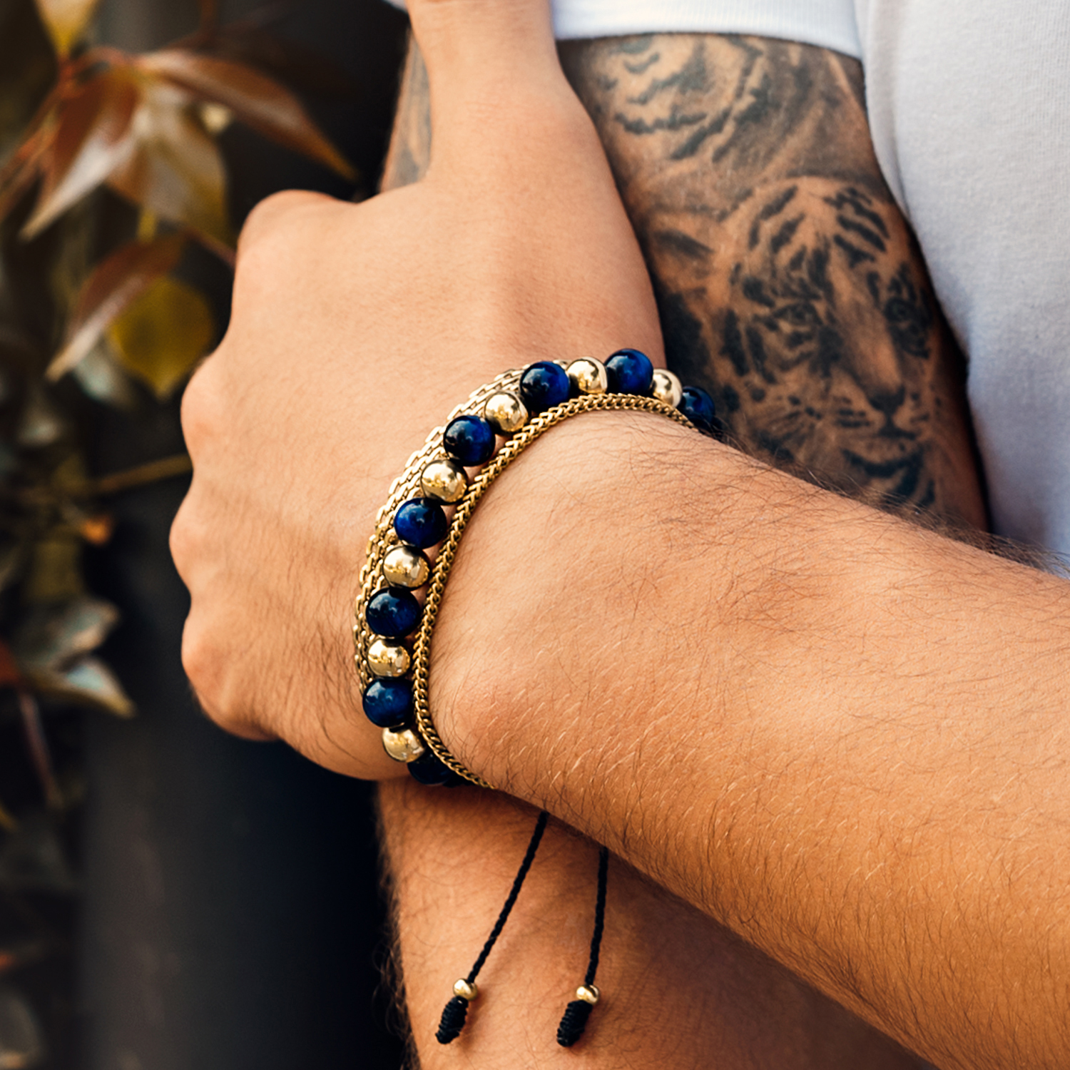 Pulsera balines intercalada - Imagen 5