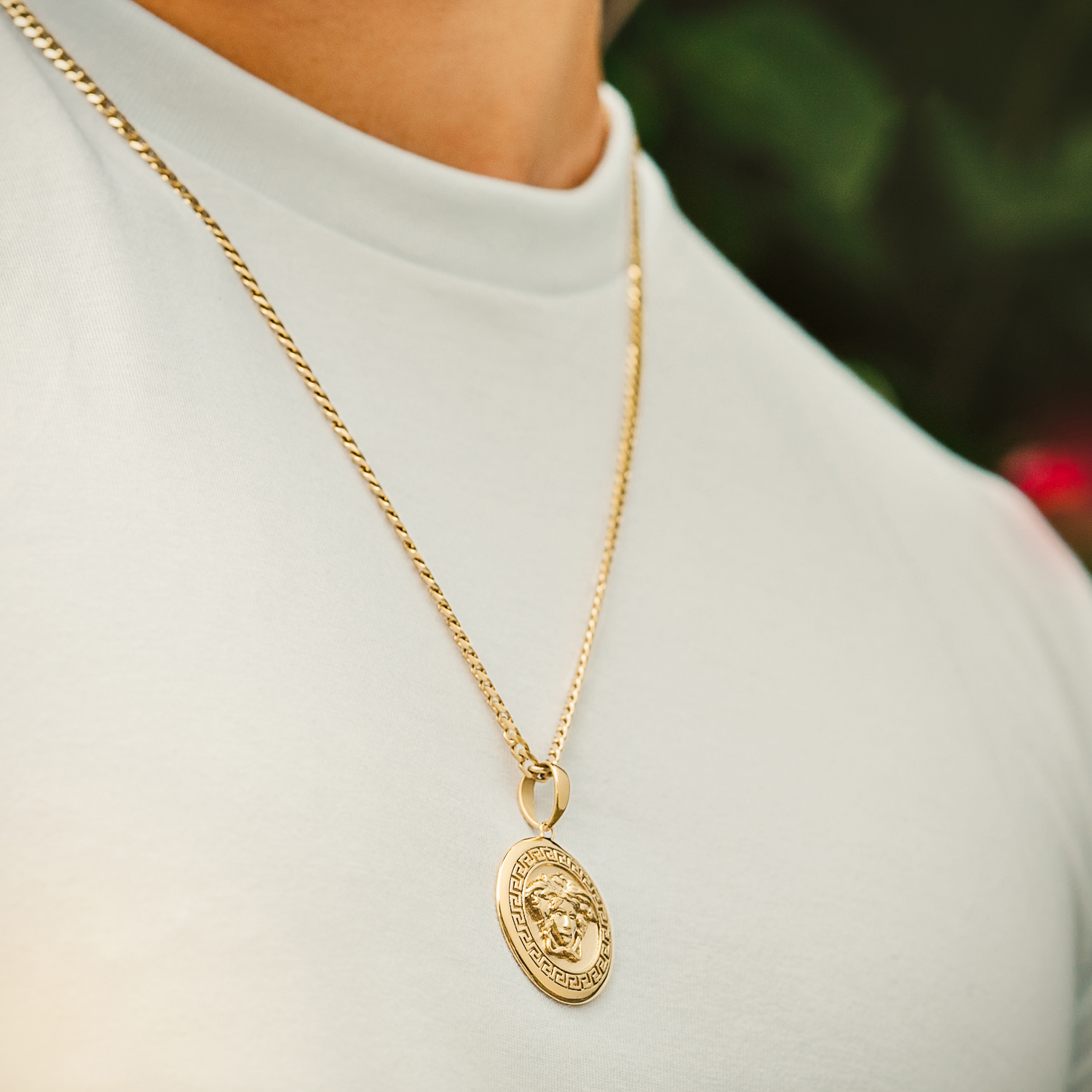 Medalla medusa dorada - Imagen 3