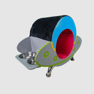 Casa comedero multifuncional para gatos