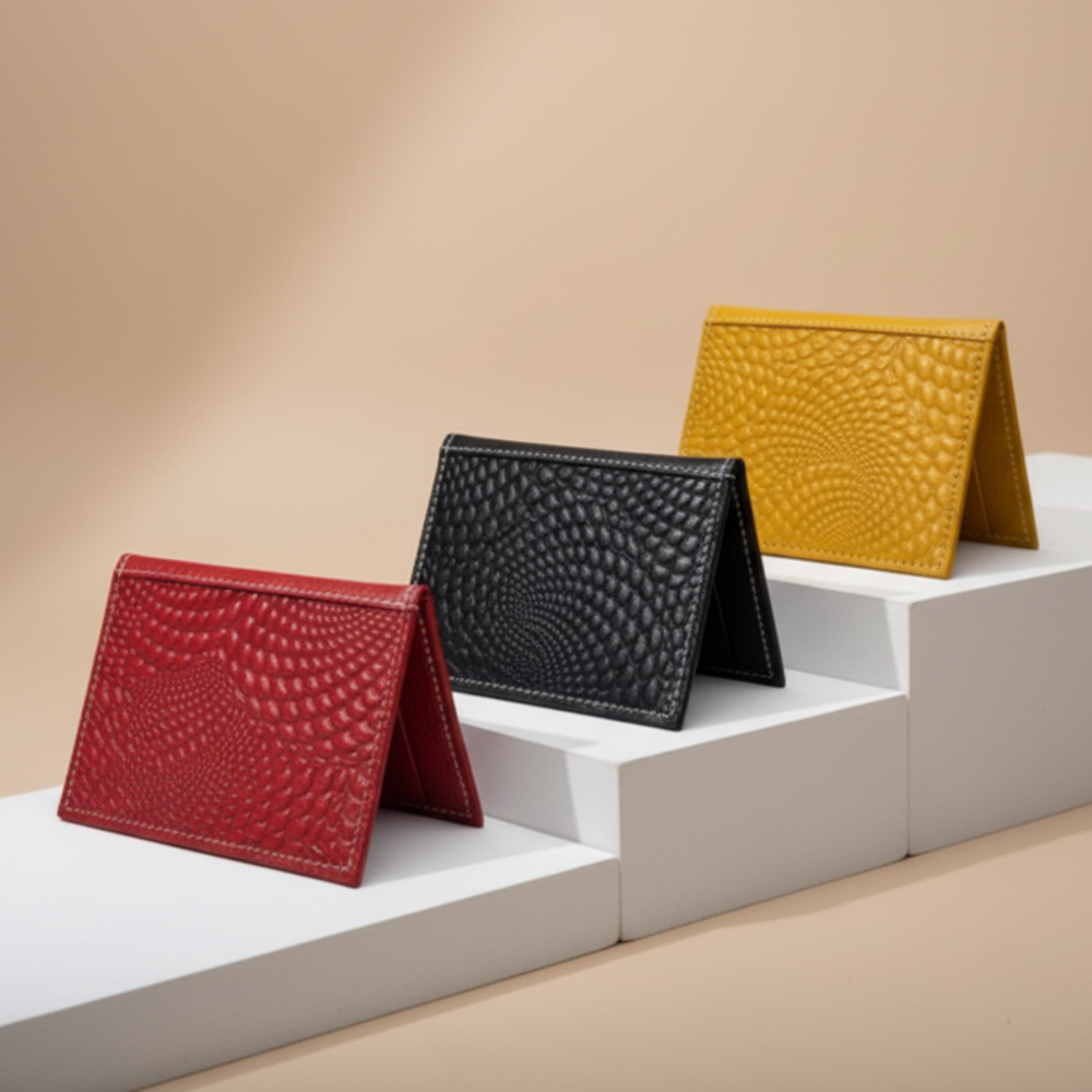 Tarjetero de Cuero Minimalista Premium