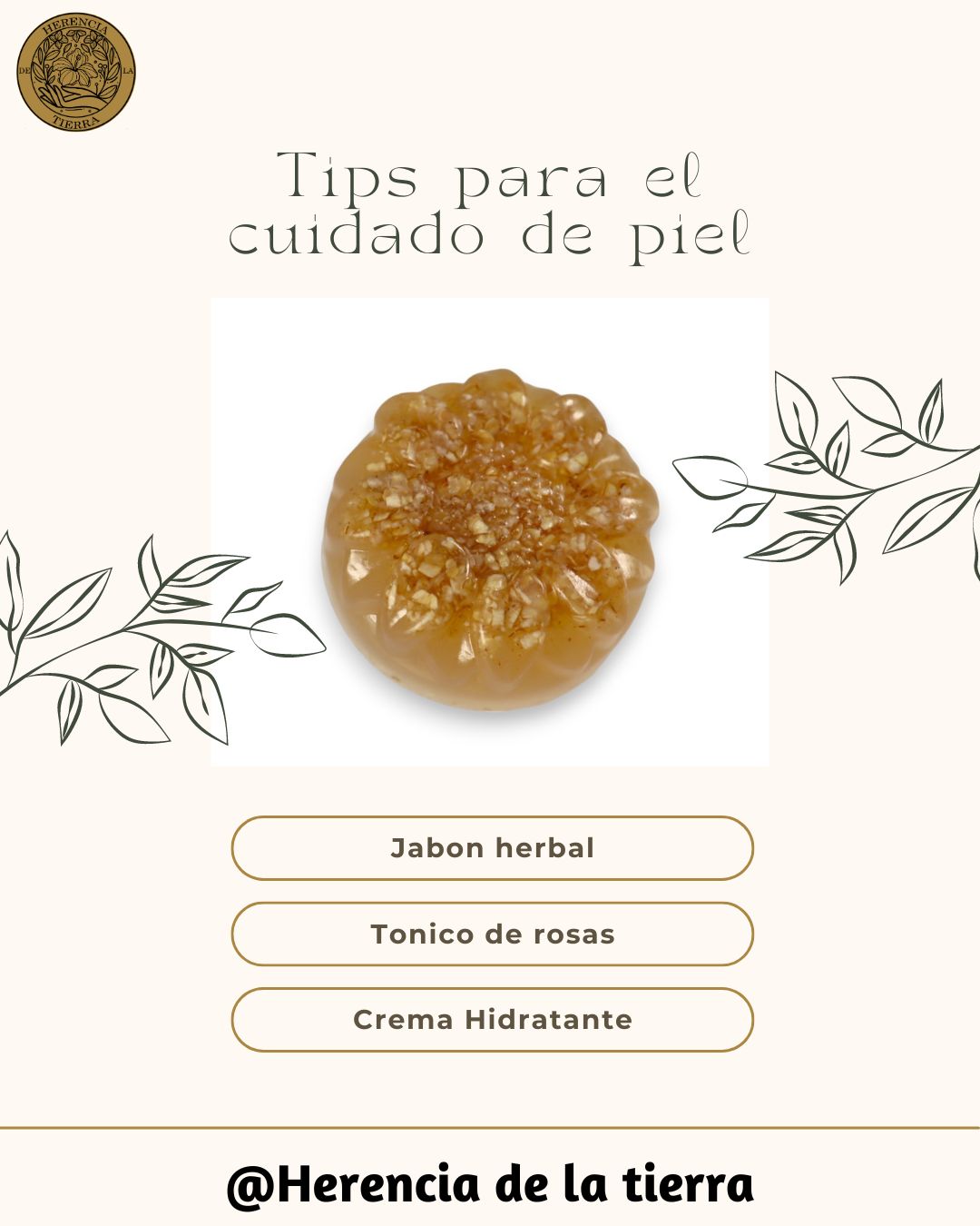Jabón Natural de Avena y Miel - Imagen 2