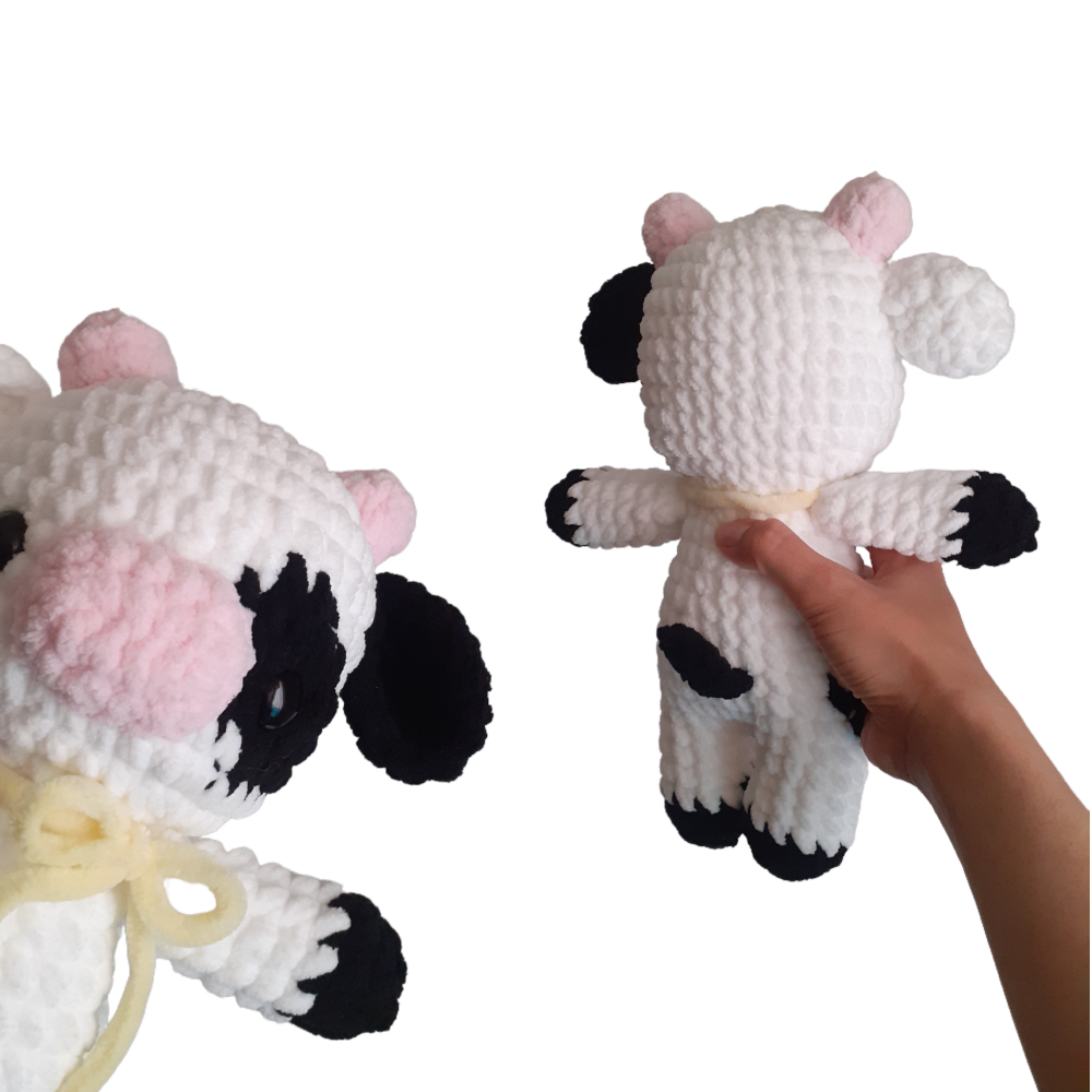 Mariposa Holstein Vaquita tejida - Imagen 3