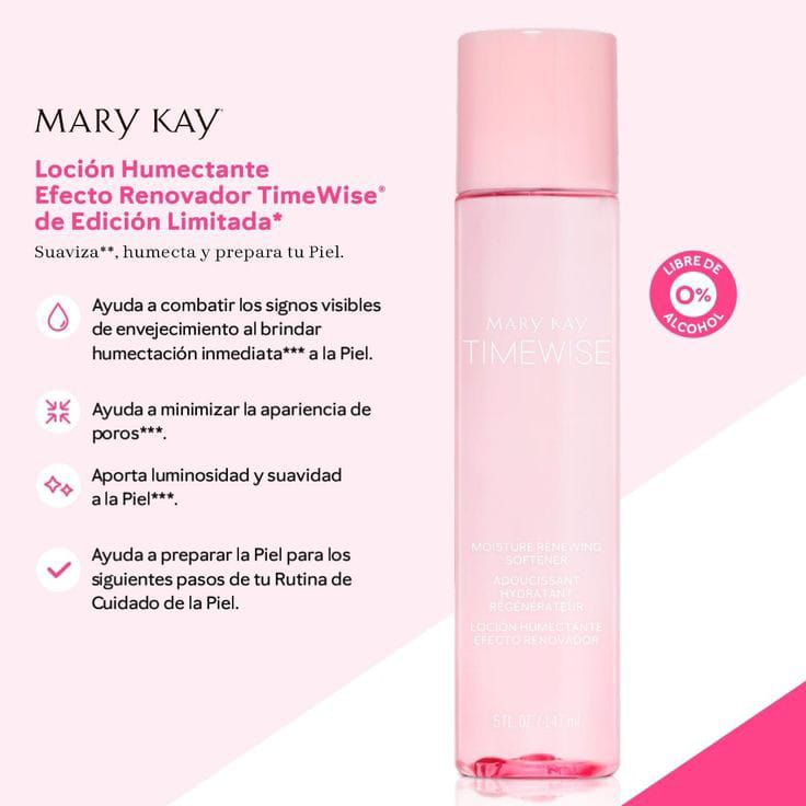 Tónico Loción Humectante Efecto Renovador TimeWise Mary Kay
