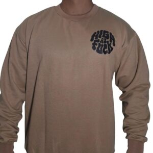 Buzo cuello redondo Beige