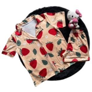 PIJAMA PARA DAMA FRESAS