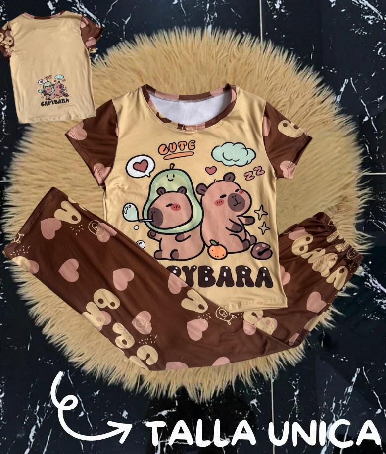 Pijama para niña capibaras - Imagen 2