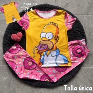 Pijama para niña de Homero