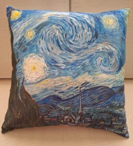 COJíN OBRA LA NOCHE ESTRELLADA DE VAN GOGH - Imagen 2