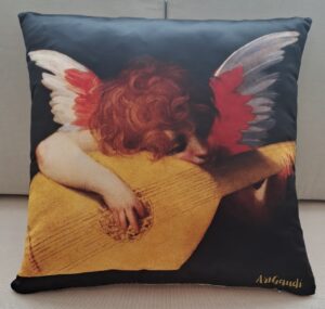 COJíN NAVIDEñO EL ANGEL MUSICAL DE ROSSO FLORENTINO - Imagen 2