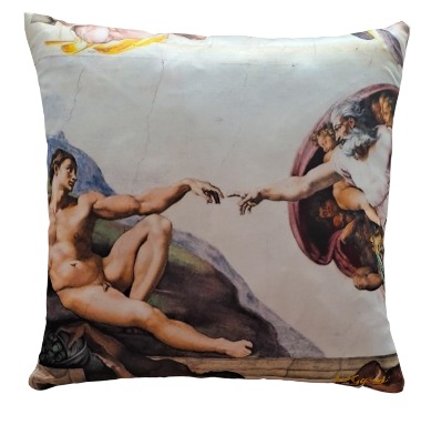 COJIN DEL RENACIMIENTO LA CREACIÓN DE ADAN