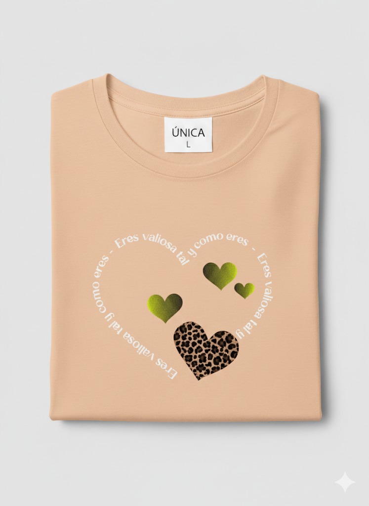 Camiseta eres valiosa tal como eres - Imagen 2