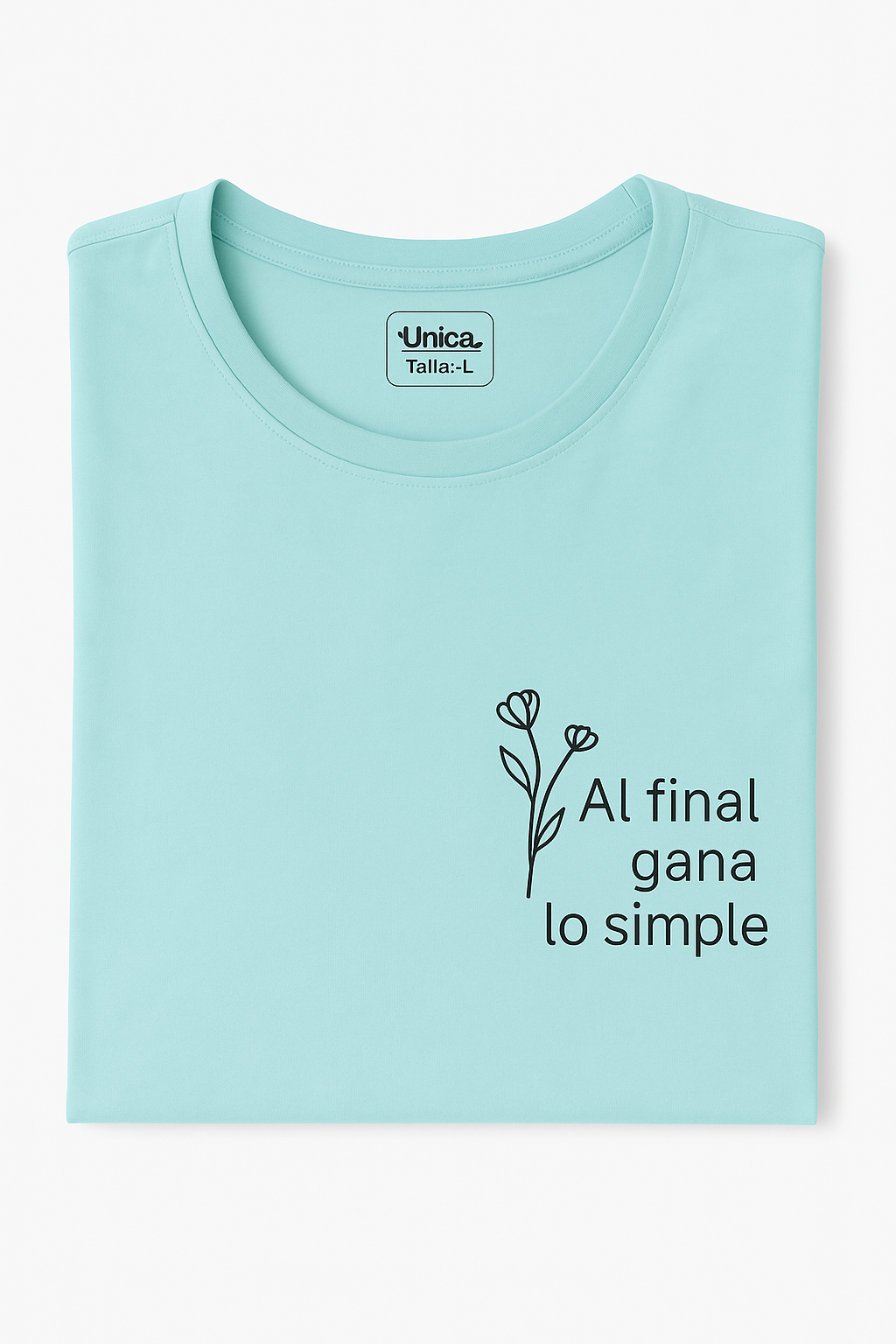 Camiseta AL final gana lo simple - Imagen 2