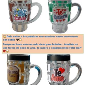 vasos cerveceros con estilo Dale sabor a tus palabras
