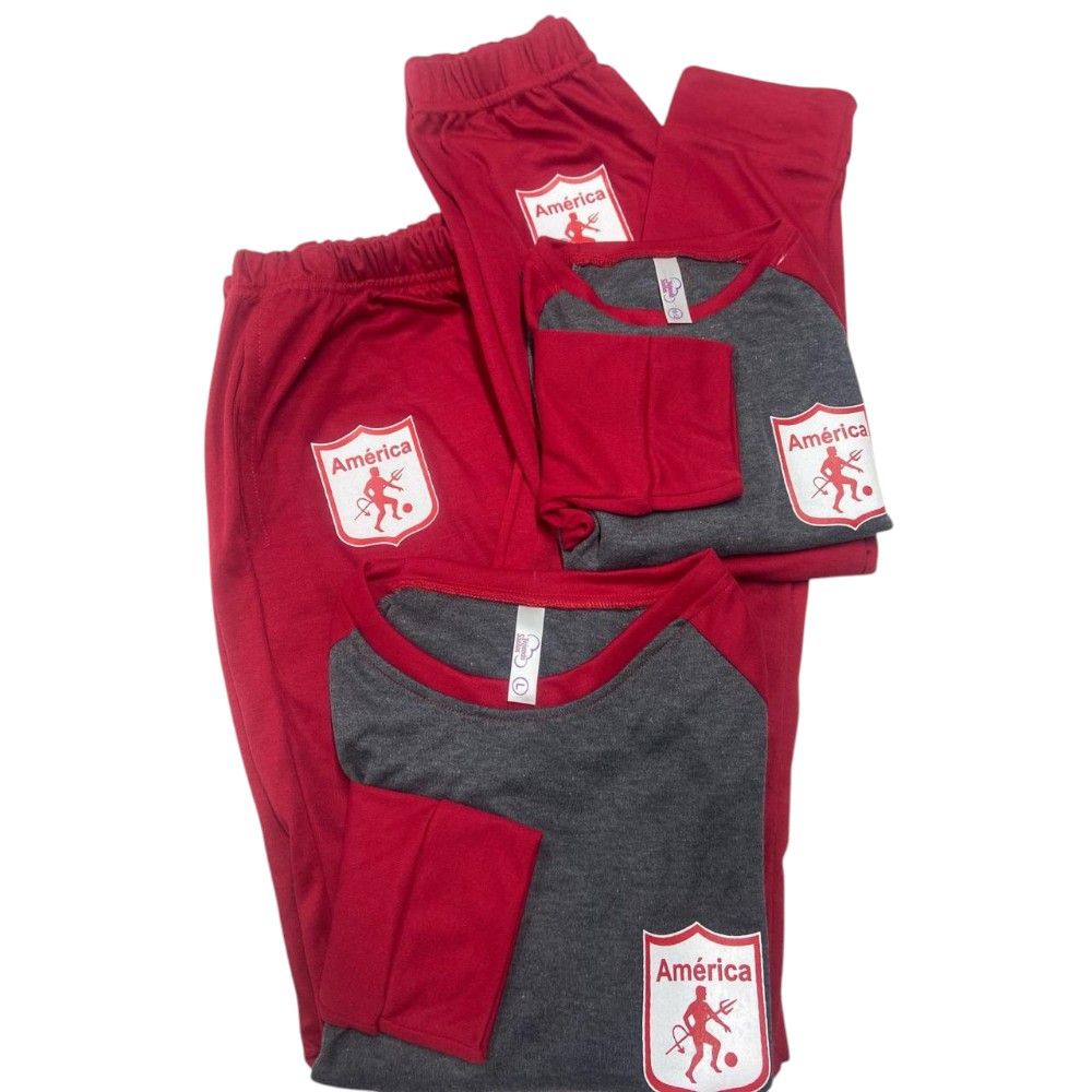 PIJAMA FUTBOLERA DE CABALLERO DE AMERICA - Imagen 2