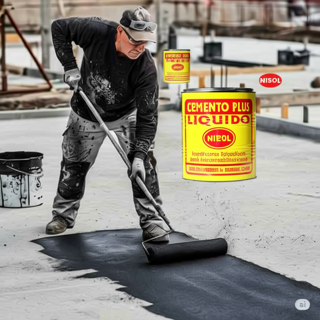 CEMENTO PLUS LIQUIDO IMPRIMANTE PARA IMPERMEABILIZACIONES ASFALTICAS - Imagen 3