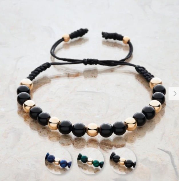 Pulsera intercalada doble