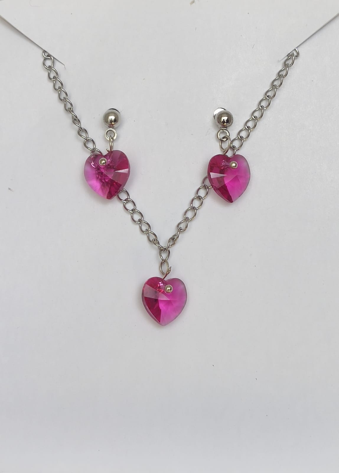 Set de collar y aretes Saroski Rubi - Imagen 2